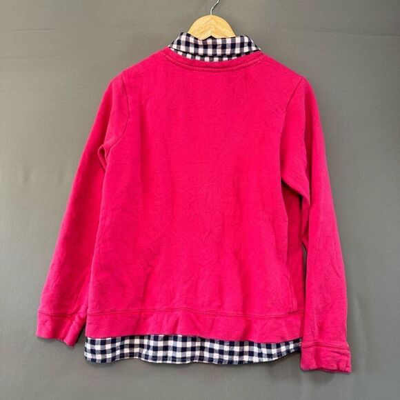 Tommy Hilfiger Women’s Pink Crewneck W Button Undershirt Size Large Preppy - Picture 6 of 12